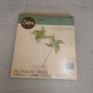 Very Rare HTF Sizzix Bigz Pinwheel 3-D 660455 Echo Park Paper Co. Vintage